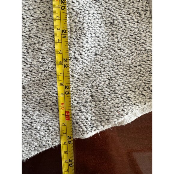 Loft Womens Top M Textured Knit Long Sleeve Pockets Gray - Picture 6 of 6